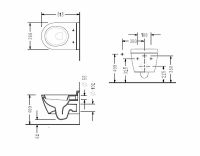 Товар: Унитаз Serel Smart SM25SL подвесной с сиденьем Микролифт - фото 2 Унитаз Serel Smart SM25SL подвесной с сиденьем Микролифт — фото 2, Подвесные унитазы