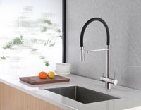 Товар: Смеситель для кухни Abber Wasser Kreis AF81141 Хром Черный матовый - фото 2 Смеситель для кухни Abber Wasser Kreis AF81141 Хром Черный матовый — фото 2, Смесители для кухни