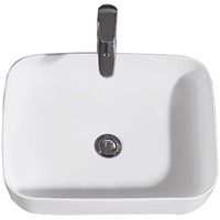 Раковина-чаша Bravat Source 50 C22250W-ENG Белая — фото 1, Раковины накладные