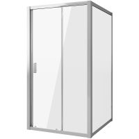 Душевой уголок Niagara Nova 110х90 NG-62-11A-A90 профиль Хром стекло прозрачное — фото 1, Прямоугольные душевые уголки