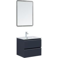 Тумба под раковину Aquanet Вега 60 329589 подвесная Маренго — фото 8, Тумбы под раковину