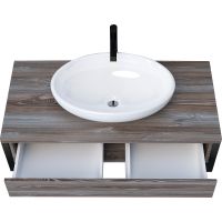 Тумба под раковину 1MarKa Grunge Loft 70П Ц0000015941 подвесная Дуб Намибия — фото 2, Тумбы под раковину