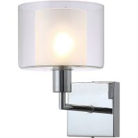 Товар: Настенный светильник Crystal Lux Maestro AP1 Chrome Прозрачный Хром - фото 2 Настенный светильник Crystal Lux Maestro AP1 Chrome Прозрачный Хром — фото 2, Светильники