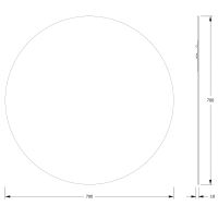 Товар: Зеркало Evoform Colora d70 BY 0453 с окантовкой - Черный цвет - фото 4 Зеркало Evoform Colora d70 BY 0453 с окантовкой - Черный цвет — фото 4, Мебель для ванной