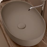 Раковина-чаша Kerasan Nolita 60 534381 Nocciola matt — фото 3, Раковины