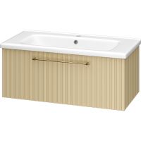 Тумба с раковиной Brevita Alicante 90 УТ000015787 подвесная Капучино — фото 1, Тумбы с раковиной