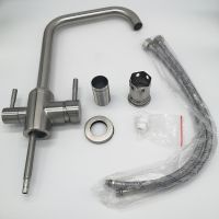 Смеситель для кухни Ростовская Мануфактура Сантехники SUS124-017F-015 Нержавеющая сталь — фото 5, Смесители