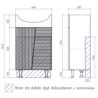 Товар: Тумба под раковину Vigo Selena 50 tn.SEL.BAL.50.2D Белая - фото 7 Тумба под раковину Vigo Selena 50 tn.SEL.BAL.50.2D Белая — фото 7, Тумбы под раковину
