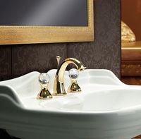 Смеситель для раковины Webert Karenina KA750101010 Золото — фото 2, Смесители