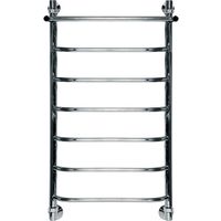 Водяной полотенцесушитель Ника Trapezium ЛТ/ВП 100x50 с полкой Хром — фото 1, Водяные полотенцесушители