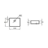 Раковина-чаша Jacob Delafon Delta 51 ESA01-00 Белая — фото 2, Раковины накладные