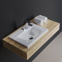 Раковина Berges Small 45 182008 Белая глянцевая — фото 3, Мини-раковины