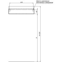 Металлическая полка Aquanet Магнум 40 334110 Сталь браш — фото 13, Полки для ванной и душа