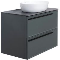 Товар: Тумба под раковину La Fenice Elba 90 FNC-01-ELB-G-90-2 подвесная Серая матовая - фото 2 Тумба под раковину La Fenice Elba 90 FNC-01-ELB-G-90-2 подвесная Серая матовая — фото 2, Мебель для ванной
