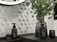 Керамическая вставка Cersanit Omnia белая 15918 (А15918) геометрия 20x44 см — фото 4, Керамическая плитка