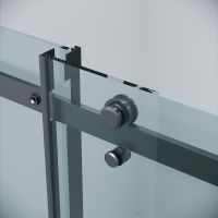 Товар: Душевая дверь Grossman Classic 100 100.K33.04.100.21.00 профиль Черный матовый стекло прозрачное - фото 8 Душевая дверь Grossman Classic 100 100.K33.04.100.21.00 профиль Черный матовый стекло прозрачное — фото 8, Душевые двери в нишу