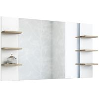 Зеркало Sanflor Ингрид 120 С0001915 Белое — фото 1, Зеркала в ванную комнату