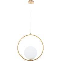 Подвесной светильник Artelamp Matisse A7742SP-1AB Белый Античная бронза — фото 1, Подвесные светильники