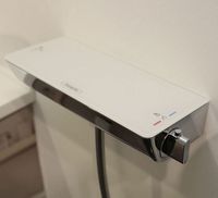 Смеситель для душа Hansgrohe Ecostat Select с термостатом Хром Белый арт-13161400 — фото 6, Смесители для душа с термостатом