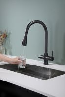 Товар: Смеситель для кухни Paulmark Lange La214212-418 Черный металлик - фото 6 Смеситель для кухни Paulmark Lange La214212-418 Черный металлик — фото 6, Смесители