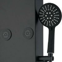 Душевая панель Aquanet Galaxy Black AP40-05 237440 Черный матовый — фото 3, Душевые панели