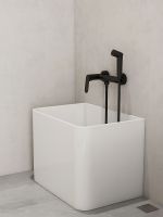 Гигиенический душ со смесителем Splenka S41.51.06 Черный матовый — фото 2, Гигиенические души