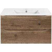 Тумба под раковину Vincea Mia 90 VMC-2MC900VO подвесная V.Oak — фото 1, Тумбы под раковину