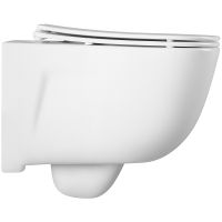 Унитаз Aquatek Дива AQ2012-00 подвесной с сиденьем Микролифт — фото 2, Подвесные унитазы