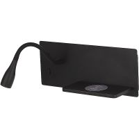 Настенный светильник Crystal Lux CLT 217W Qi+USB BL Черный — фото 3, Светильники