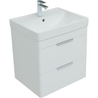 Товар: Тумба с раковиной Aquanet Ирис new 60 312424 подвесная Белый глянец - фото 4 Тумба с раковиной Aquanet Ирис new 60 312424 подвесная Белый глянец — фото 4, Мебель для ванной