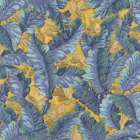 Обои Alessandro Allori Breeze 2201-8 Винил на флизелине (1,06*10) Голубой/Синий/Коричневый, Листья — фото 1, Обои для стен