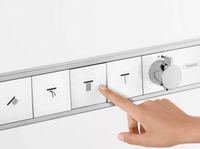 Товар: Смеситель для душа Hansgrohe RainSelect 15382700 с термостатом Белый матовый - фото 5 Смеситель для душа Hansgrohe RainSelect 15382700 с термостатом Белый матовый — фото 5, Смеситель для душа