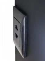 Зеркальный шкаф Континент Elmage black LED 45 МВК049 с подсветкой Черный — фото 5, Зеркальные шкафы в ванную