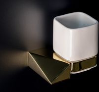 Стакан для зубных щеток Boheme New Venturo 10314-G Золото — фото 4, Мыльницы