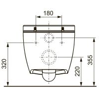Унитаз Tece One 9700204 подвесной без сиденья — фото 5, Унитазы