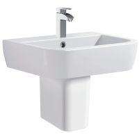 Раковина Allen Brau Infinity 56 4.21007.20 Белая — фото 6, Раковины подвесные