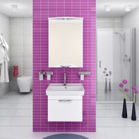 Тумба под раковину Runo Ибица 50 00000001046 подвесная Белая — фото 3, Тумбы под раковину