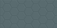 Керамическая плитка NewTrend Edelweiss Hexagon Blue WT36EDW23 настенная 30х60 см — фото 1, Керамическая плитка