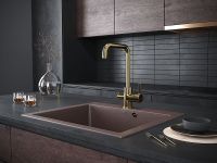 Товар: Смеситель для кухни Paulmark Logas Lo213021-G Золото - фото 2 Смеситель для кухни Paulmark Logas Lo213021-G Золото — фото 2, Смесители для кухни