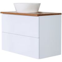 Товар: Тумба с раковиной Orange Otto 75 Ot-75TuWOOD+B08-360W подвесная Белая Ясень - фото 2 Тумба с раковиной Orange Otto 75 Ot-75TuWOOD+B08-360W подвесная Белая Ясень — фото 2, Тумбы с раковиной