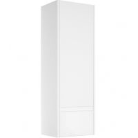 Шкаф пенал Style Line 36 Plus ЛС-00000672 подвесной Белая Осина Белый лакобель — фото 2, Мебель для ванной