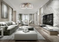 Подвесной светильник Maytoni Modern Recinto MOD080CL-06CH Прозрачный Хром — фото 5, Подвесные светильники