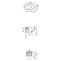 Товар: Унитаз Simas Bormio BR18bi подвесной без сиденья - фото 3 Унитаз Simas Bormio BR18bi подвесной без сиденья — фото 3, Подвесные унитазы