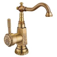 Смеситель для раковины ZorG Antic A 310U-BR Бронза — фото 1, Смесители для раковины