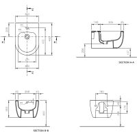 Биде Allen Brau Priority 4.31005.20 подвесное Белое — фото 8, Биде подвесные