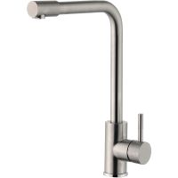 Смеситель для кухни ZorG Steel Hammer SH 5191 INOX Нержавеющая сталь — фото 1, Смесители для кухни