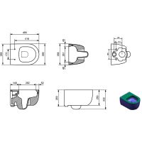 Унитаз Allen Brau Priority 4.31002.31 подвесной Черный матовый без сиденья — фото 23, Подвесные унитазы