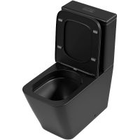 Унитаз компакт Grossman GR-4445BMS Черный матовый с бачком и сиденьем Микролифт — фото 3, Напольные унитазы