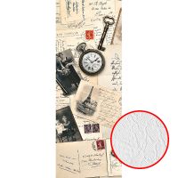 Фотообои Divino A-089 Фактура фреска Винил на флизелине (1*2,7) Бежевый/Разноцветный, Надписи/Предметы — фото 1, Обои для стен