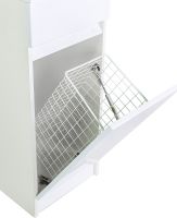 Товар: Тумба с раковиной Orange Optima 100 OPK-40TUW+RAL Белый глянец - фото 5 Тумба с раковиной Orange Optima 100 OPK-40TUW+RAL Белый глянец — фото 5, Мебель для ванной